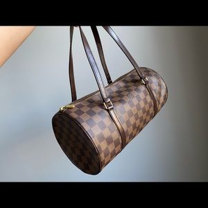 Louis Vuitton vintage Damier Papillon bag (set)